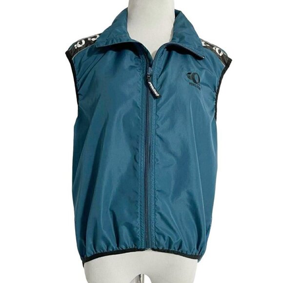 PEARL iZUMi Medium Cycling Vest Top Full Zip Teal - Picture 1 of 6